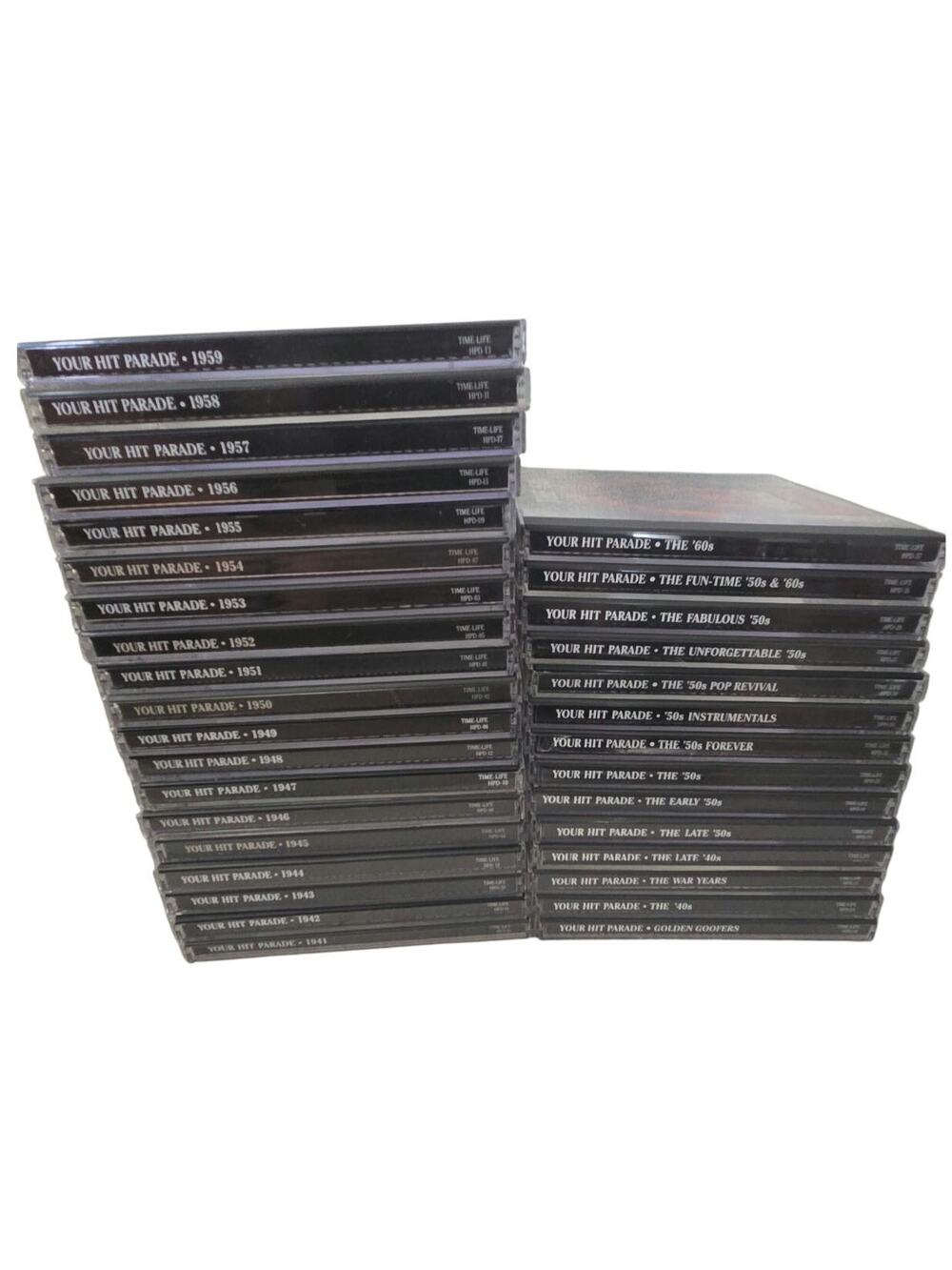 HUGE Lot 33 Time Life Your Hit Parade 1940s - 60's Collection Plus